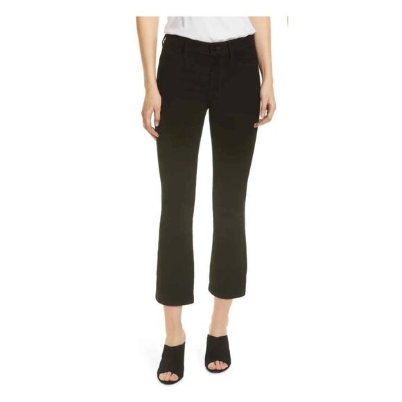 FRAME Le Crop Mini Boot Suede Pants  Size 24 - Picture 1 of 10